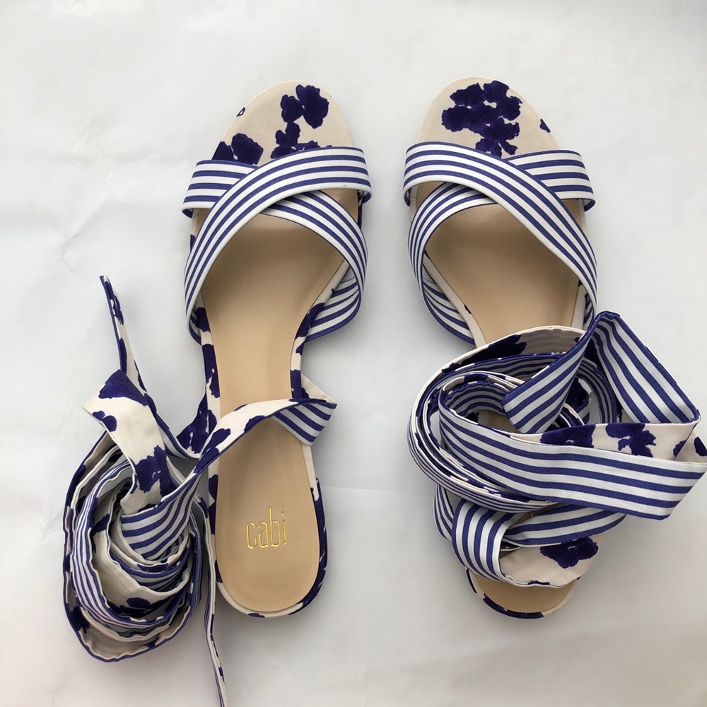Cabi women’s tie up sandals